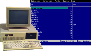 1991 Erste Register auf dem PC